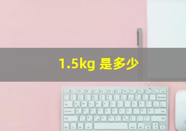 1.5kg 是多少